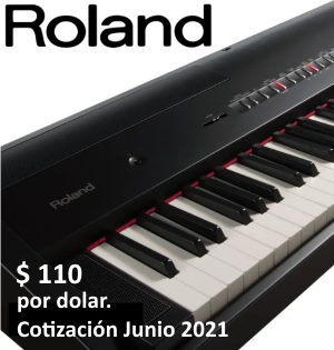Roland catalogo y precios